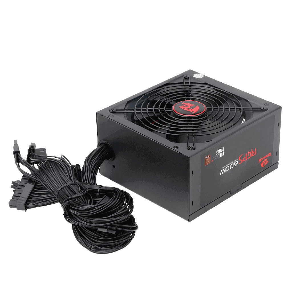 FUENTE 600W REDRAGON 80 PLUS BRONCE RGPS GC-PS002 (6950376753588)