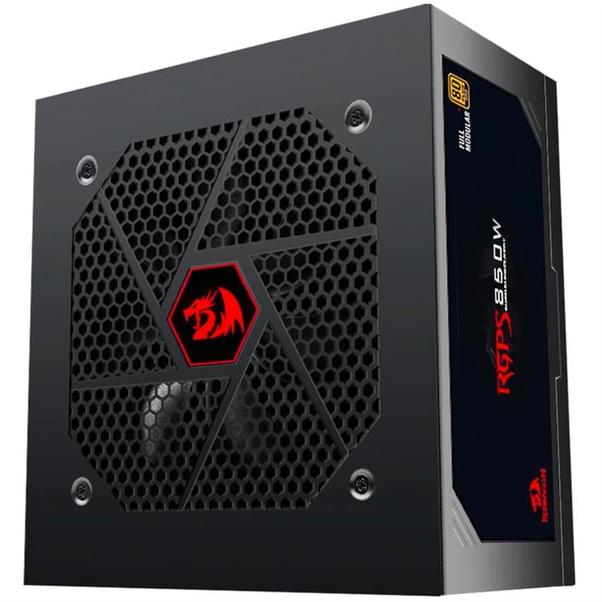 FUENTE 850W REDRAGON 80 PLUS GOLD FULL MODULAR GC-PS010 (6950376704894)