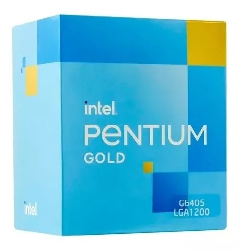 Procesadores  PENTIUM GOLD G6405 4.1GHZ 4MB CACHE (1200) - (BX80701G6405)