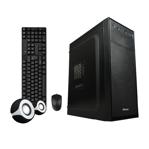 GABINETE KIT MELODY TECLADO MOUSE PARLANTES 550W (MKG550-11)