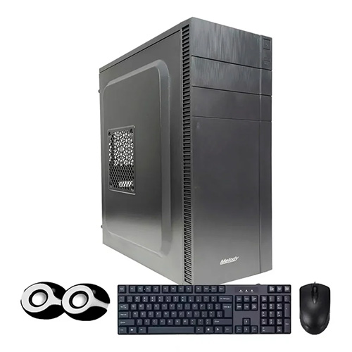 GABINETE KIT MELODY TECLADO MOUSE PARLANTES 550W (MKG-550-7)