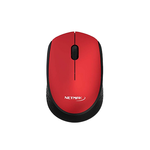 Mouses  NETMAK MOUSE INALAMBRICO ROJO (NM-M680-R)