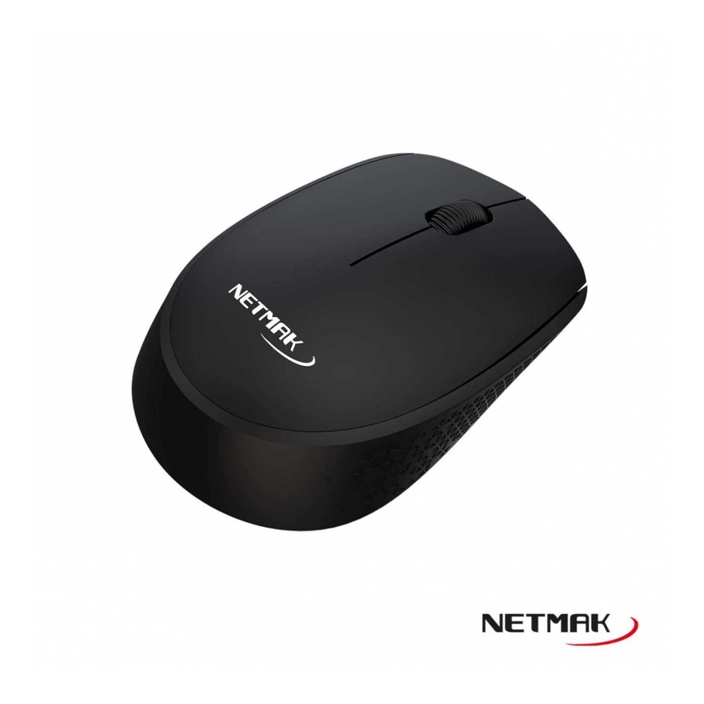 Mouses  NETMAK MOUSE INALÁMBRICO NEGRO (NM-M680)