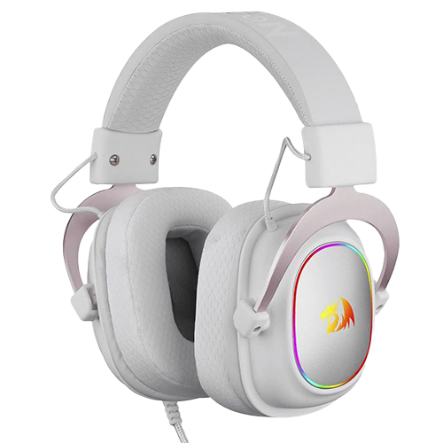 Auricular REDRAGON H510 ZEUS X USB CABLE CONNECTION WHITE (H510W-RGB) (6950376710079)