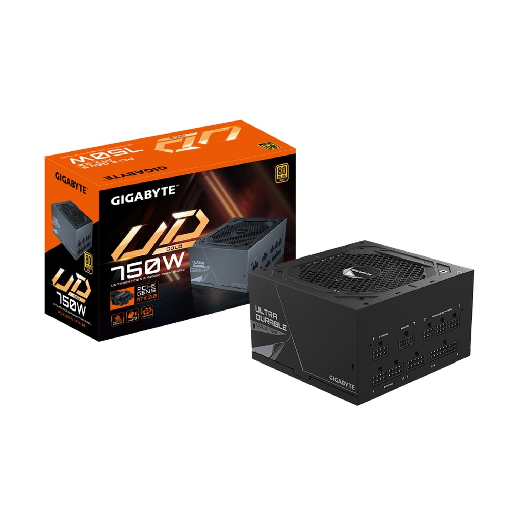 FUENTE GIGABYTE UD GOLD 750W FULL MODULAR 80 PLUS GOLD (GP-UD750GM PG5)