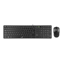 TECLADO Y MOUSE GENIUS SLIM STAR USB BLACK (SLIMSTAR C126 BLACK USB)